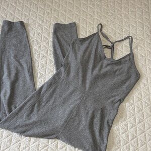 Gray Old Navy Sleeveless Jumpsuit